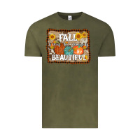 Vintage Olive fall is proof that change is beautiful Vintage Tee - AdoDesignShop