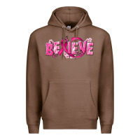 Chestnut Cancer Believe Premium Hoodie - NancyCooperArtShop