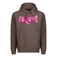 Coffee Cancer Believe Premium Hoodie - NancyCooperArtShop