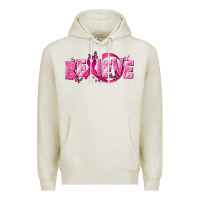 Oatmeal Heather Cancer Believe Premium Hoodie - NancyCooperArtShop