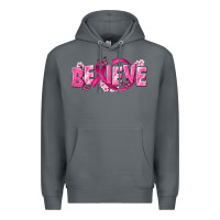 Rock Cancer Believe Premium Hoodie - NancyCooperArtShop