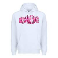 White Cancer Believe Premium Hoodie - NancyCooperArtShop