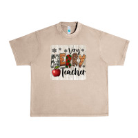 French Oak very merry teacher christmas coaster Urban Heavy Tee - Jasminsmagicworld