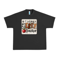 Pigment Black very merry teacher christmas coaster Urban Heavy Tee - Jasminsmagicworld