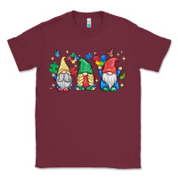 Burgundy autism gnome Classic Tee - MaliasSmallBusiness