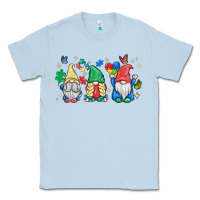 Dusty Blue autism gnome Classic Tee - MaliasSmallBusiness
