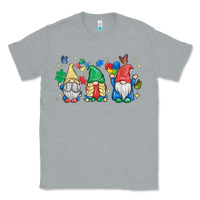 Heather Grey autism gnome Classic Tee - MaliasSmallBusiness
