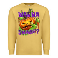Antique Gold Wanna Smash? Premium Sweatshirt - texasbilliewilder