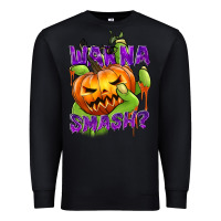 Black Wanna Smash? Premium Sweatshirt - texasbilliewilder