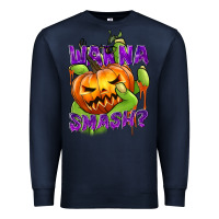 Navy Wanna Smash? Premium Sweatshirt - texasbilliewilder