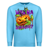 Ocean Blue Wanna Smash? Premium Sweatshirt - texasbilliewilder