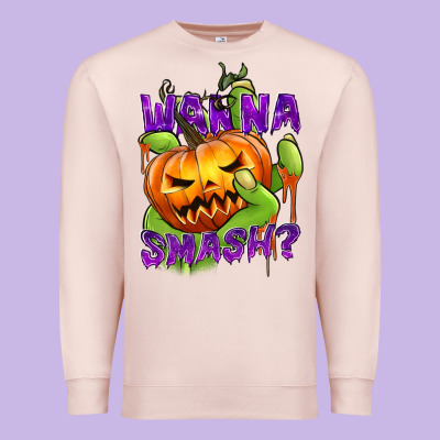 Wanna Smash? Premium Sweatshirt Designed By Texasbilliewilder