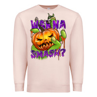 Pale Pink Wanna Smash? Premium Sweatshirt - texasbilliewilder