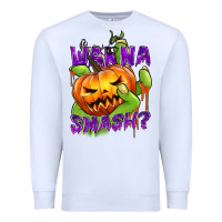 White Wanna Smash? Premium Sweatshirt - texasbilliewilder