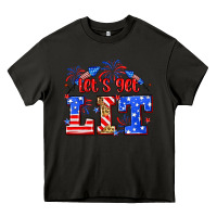 Asphalt Let's get lit 4th of July Heavy Core Tee - Neo Western