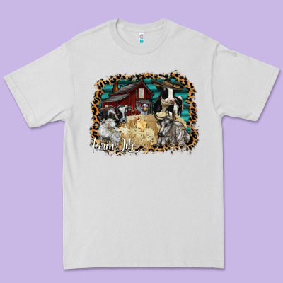 Farm Life 2 Premium Tee Designed By Sublimationcraftshop