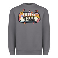 Storm ask me about my pronouns Heavyweight Sweatshirt - MaliasSmallBusiness
