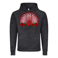 Vintage Black valentine's day rainbow with roses Vintage Hoodie - AdoDesignShop