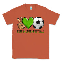 Copper peace love soccer Classic Tee - AdoDesignShop