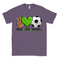 Lavender peace love soccer Classic Tee - AdoDesignShop