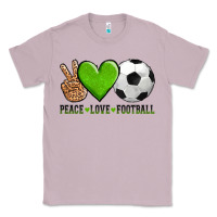 Lilac peace love soccer Classic Tee - AdoDesignShop