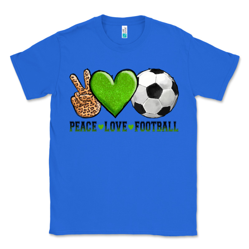 Peace Love Soccer Classic Tee by AdoDesignShop | Teevron