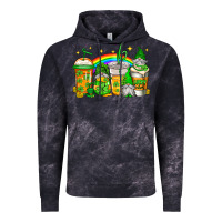 Cloud Black st patricks day gnomes coffee cups Vintage Hoodie - Jasminsmagicworld