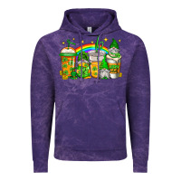 Cloud Purple st patricks day gnomes coffee cups Vintage Hoodie - Jasminsmagicworld