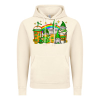 Vintage Artic st patricks day gnomes coffee cups Vintage Hoodie - Jasminsmagicworld