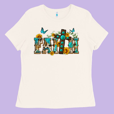 Western Faith Ladies Tee Designed By Zillion Design Studio