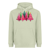 Matcha christmas tress with lights Heavyweight Hoodie - texasbilliewilder