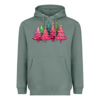 Sage christmas tress with lights Heavyweight Hoodie - texasbilliewilder