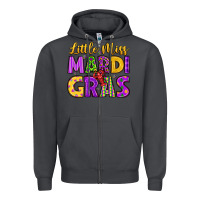 Smoke little miss mardi gras Zipper Hoodie - LillyAllenDesigns