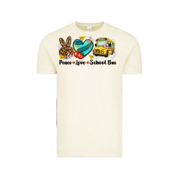 Vintage Arctic peace love school bus Vintage Tee - NancyCooperArtShop