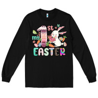 Black my first easter Long Sleeve Tee - MaliasSmallBusiness