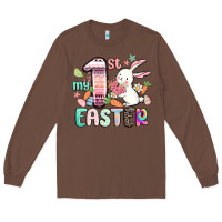 Chestnut my first easter Long Sleeve Tee - MaliasSmallBusiness