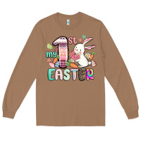 Toasted Coconut my first easter Long Sleeve Tee - MaliasSmallBusiness