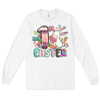 White my first easter Long Sleeve Tee - MaliasSmallBusiness