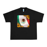 Black mexican flag sunflowers and leopard coaster Urban Heavy Tee - Jasminsmagicworld