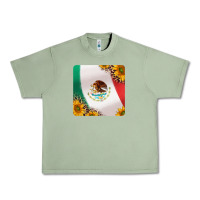 Oil Green mexican flag sunflowers and leopard coaster Urban Heavy Tee - Jasminsmagicworld