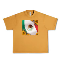 Peanut Butter mexican flag sunflowers and leopard coaster Urban Heavy Tee - Jasminsmagicworld