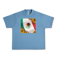 Pebble Blue mexican flag sunflowers and leopard coaster Urban Heavy Tee - Jasminsmagicworld