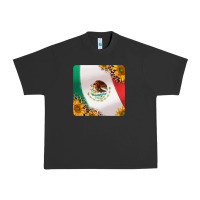 Pigment Black mexican flag sunflowers and leopard coaster Urban Heavy Tee - Jasminsmagicworld