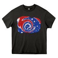 Asphalt Patriotic tie dye background 4th of july Heavy Core Tee - CowGirlArtShop
