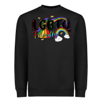 Black lgbtq  friendly Heavyweight Sweatshirt - MaliasSmallBusiness