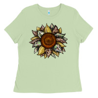 Matcha sunflower camouflage and leopard 2 Ladies Tee - JahusDesignShop