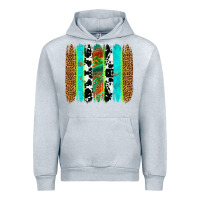 Heather Grey western brushstrokes Urban Hoodie - OliviaCreatesArt