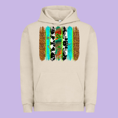 Western Brushstrokes Urban Hoodie Designed By Oliviacreatesart