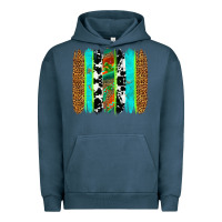 Pigment Midnight Navy western brushstrokes Urban Hoodie - OliviaCreatesArt