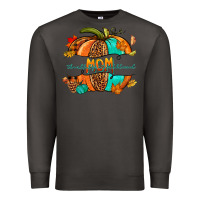 Smoke thankful grateful blessed mom pumpkin Premium Sweatshirt - NancyCooperArtShop